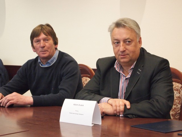 Adam Drabik, prezes KS Zakopane, cieszy się ze wsparcia Biura Promocji Zakopanego