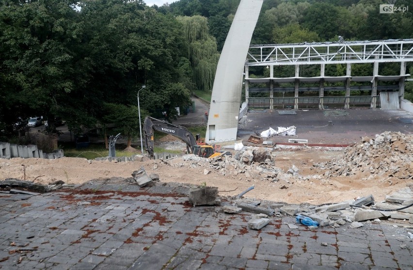 Przebudowa amfiteatru w Szczecinie.