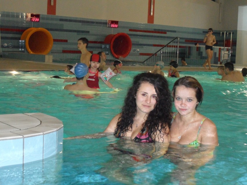 Bardzo podoba nam się pływalnia - mówią Kamila Matuszczyk i...