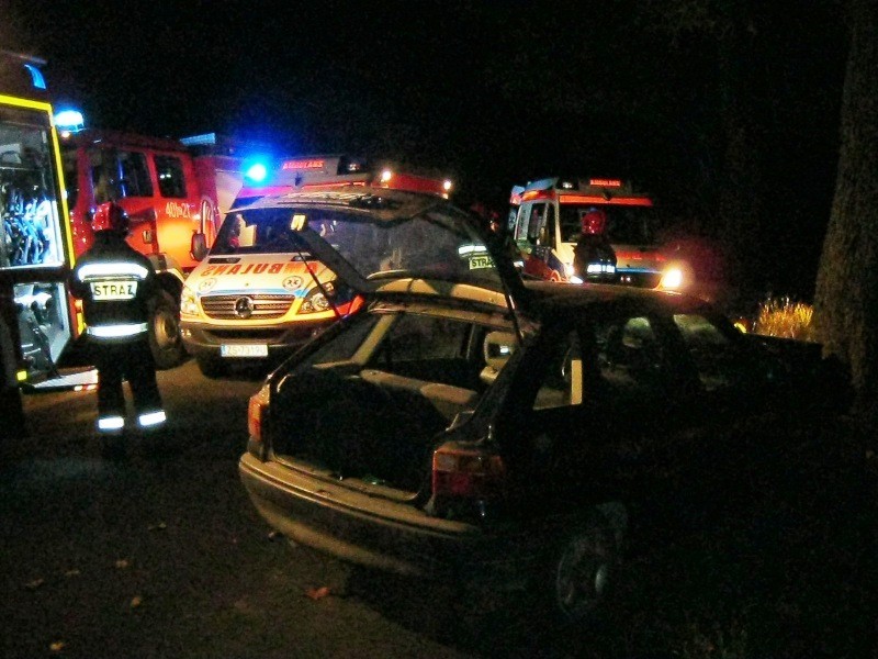 Wypadek w Komasowie - ZDJĘCIA
