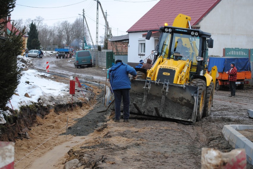 Utrudnienia związane z przebudową drogi w Rusinowie...