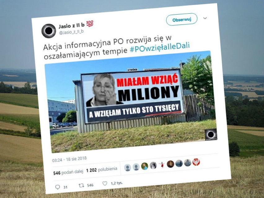 „PiS wziął miliony” - billboardy kampanii PO robią furorę w Internecie [MEMY]. Internauci są bezlitośni!