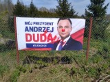 W Sokółce i okolicach zaroiło się od banerów kandydatów na prezydenta RP. Jak widać, nie wszyscy są tu lubiani...