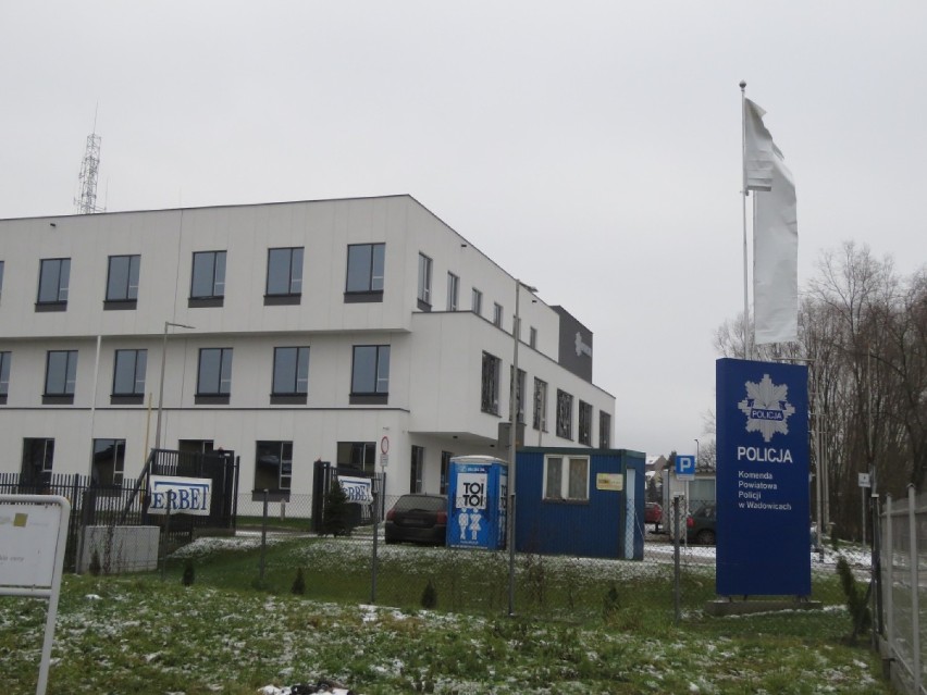Nowa siedziba wadowickiej policji przy ul. Piłsudskiego