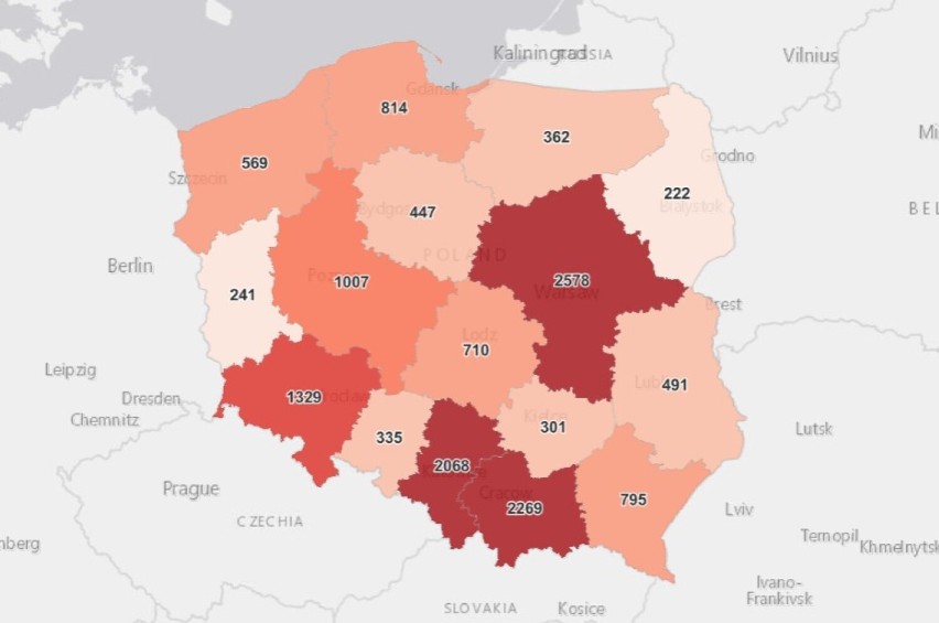 Koronawirus, raport 16 stycznia 2022. W Polsce ponad 14 tys. zakażeń SARS CoV-2. W zachodniej Małopolsce prawie trzysta