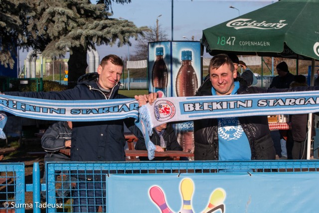 Błękitni grali z Widzewem w minioną sobotę na stadionie przy ulicy Ceglanej w Stargardzie