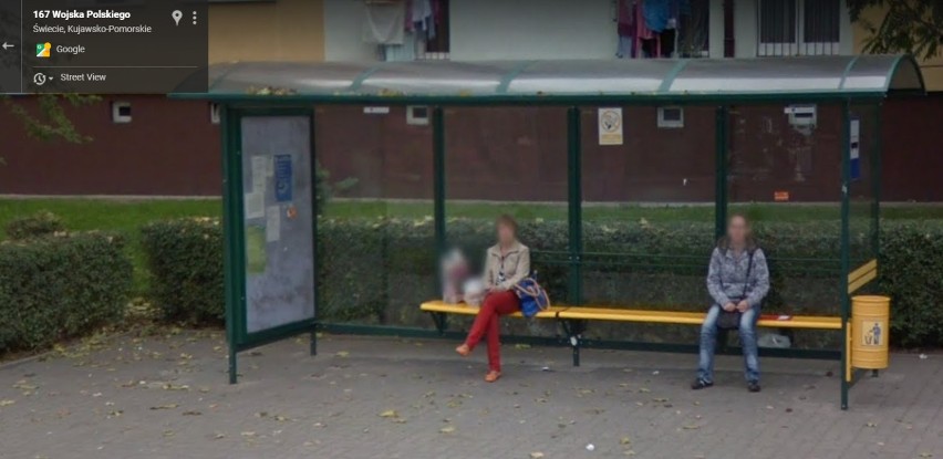 Oto rzyłapani przez Google Street View na ulicach Świecia. Może jesteś na którymś zdjęciu? [zdjęcia]