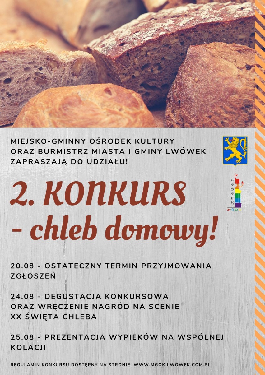 Święto Chleba w Lwówku: konkurs na chleb domowy