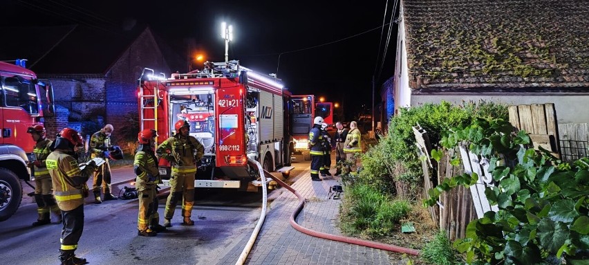 Pożar budynku mieszkalnego w miejscowości Borów pod...