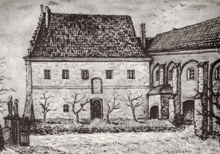 Południowo-wschodnia część klasztoru, 1869 r.