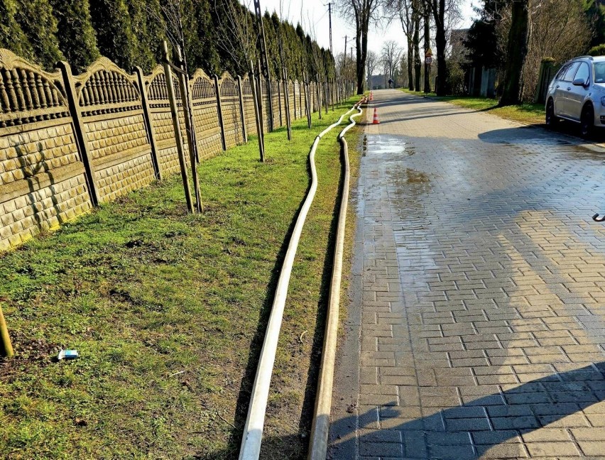 Druhowie z OSP Damasławek interweniowali w zalanych...