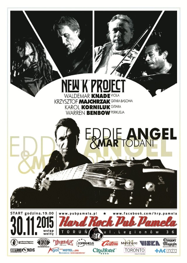 Eddie Angel Duo oraz New "K" Project - koncert w Hard Rock Pubie Pamela