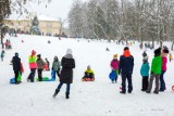 Tarnów. Sanki rządzą. Popularne górki w mieście są oblegane. Na sankach szaleją dzieci, ale też młodzież i dorośli [ZDJĘCIA] 18.01 