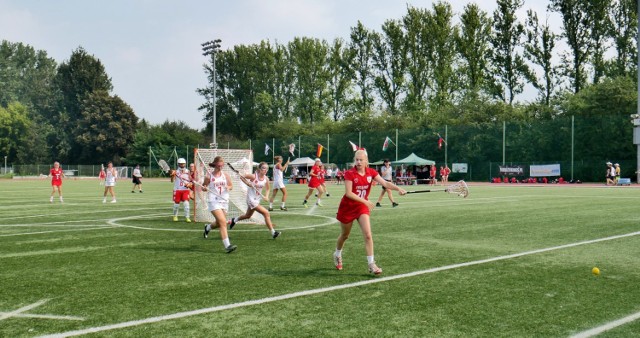 Rywalizacja kobiet w lacrosse na Stadionie Śląskim