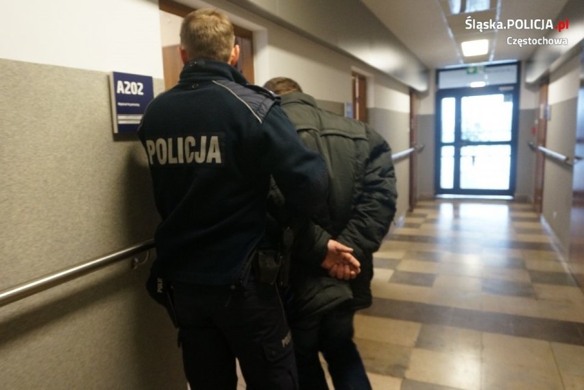 Częstochowa: Policja zatrzymała 29-latka, który wykorzystał...