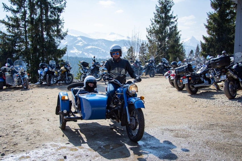 Podhale. Motocykliści rozpoczęli sezon. Spotkali się na Głodówce i wsparli chorą Matyldę 