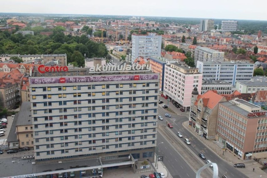 Panorama Poznania z biurowca Bałtyk