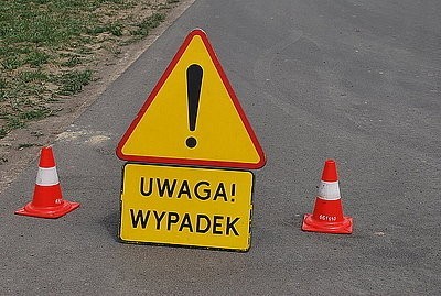 Wypadek w Czyżowicach przy ulicy Wodzisławskiej