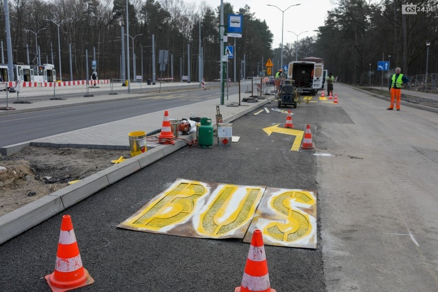 Zamykają krzyżówkę i robią objazd. Ważne zmiany dla kierowców przy Głębokim w Szczecinie