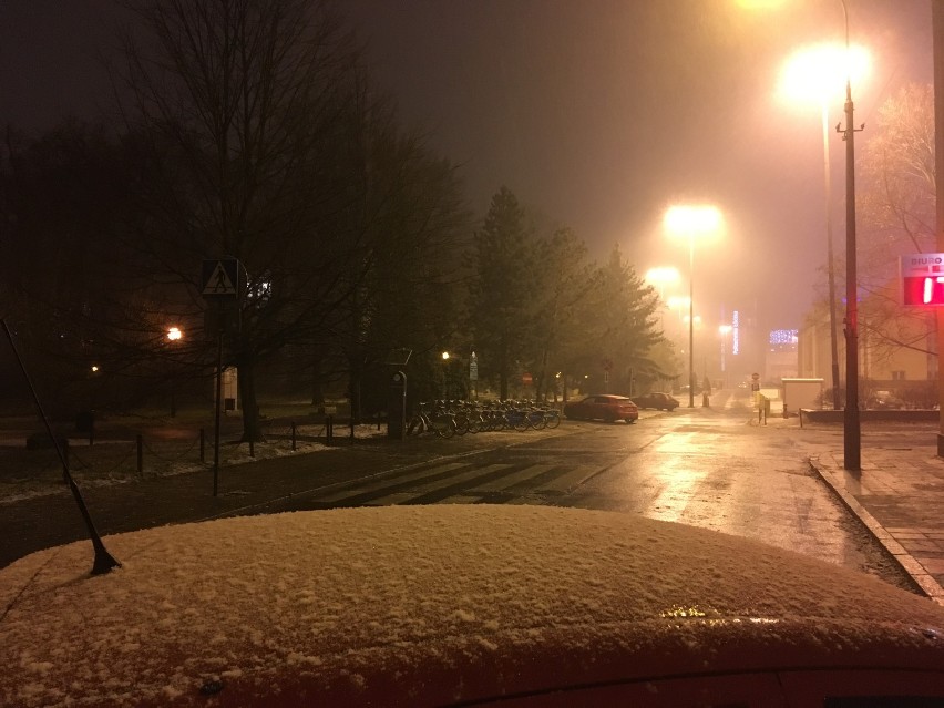 Pogoda w Łodzi i regionie. Spadł pierwszy śnieg w Łodzi