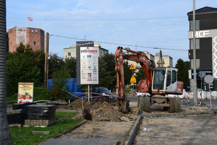 Uwaga! Zamykają skrzyżowanie w centrum Wielunia. Zbudują kolejne rondo