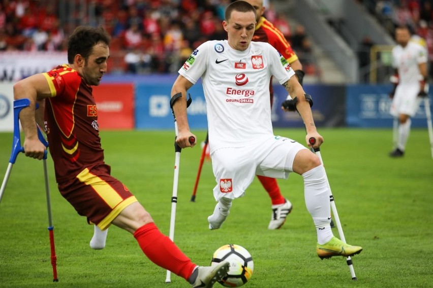 18.09.2021, Kraków: półfinał ME w amp futbolu - Polska -...