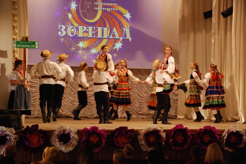 Zespół  "Zduńskowolanie" na festiwalu na Ukrainie