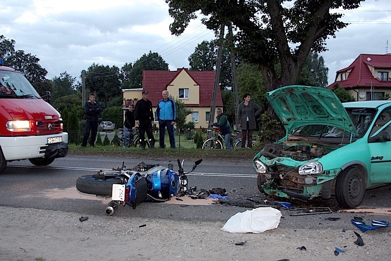 Sławno. Wypadek na ulicy Gdańskiej w Sławnie - zdjęcia