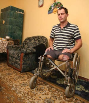 Tomek Skowronek stracił nogi w przeddzień Wigilii 2006 r.