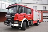 Bochnia. Strażacy z PSP Bochnia mają nowy wóz bojowy na podwoziu scanii, kosztował ponad 1 mln zł
