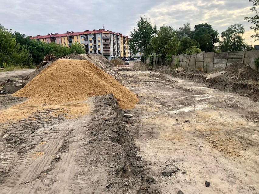 WRZEŚNIA:  Inwestycje i remonty. Plac budowy przy ul. 68 Pułku Piechoty, Zamysłowskiego i Kutrzeby [FOTO]