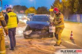 Zderzenie pojazdów w Oleśnicy. Sprawca, który uciekł z miejsca kolizji był nietrzeźwy? 