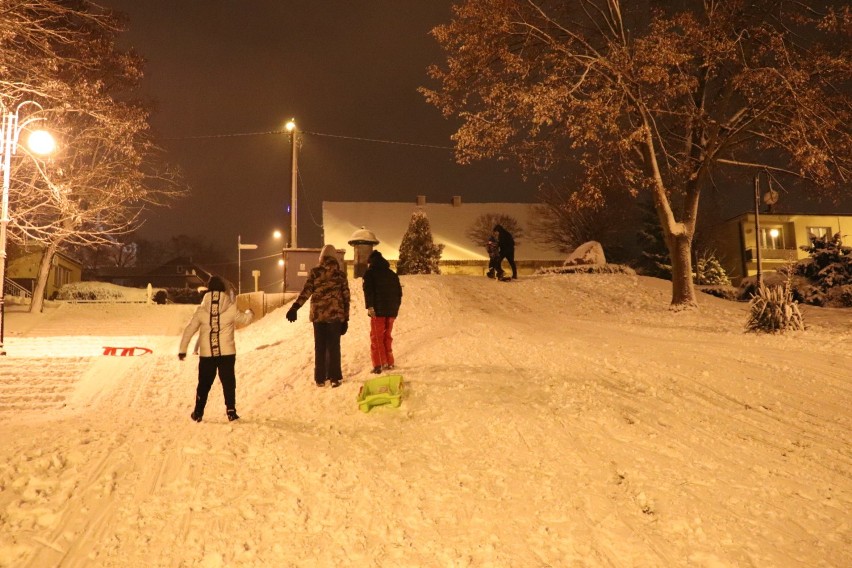 Spadł śnieg w Radziejowie