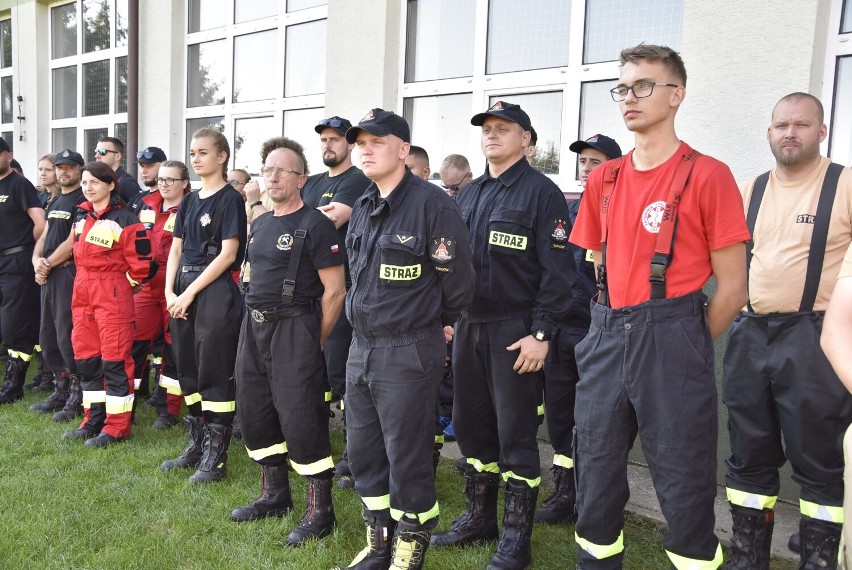 Strażacy podczas zawodów musieli zmierzyć się z bardzo...