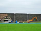 Stadion przy ul. Żeromskiego w Pile: trwa burzenie trybun