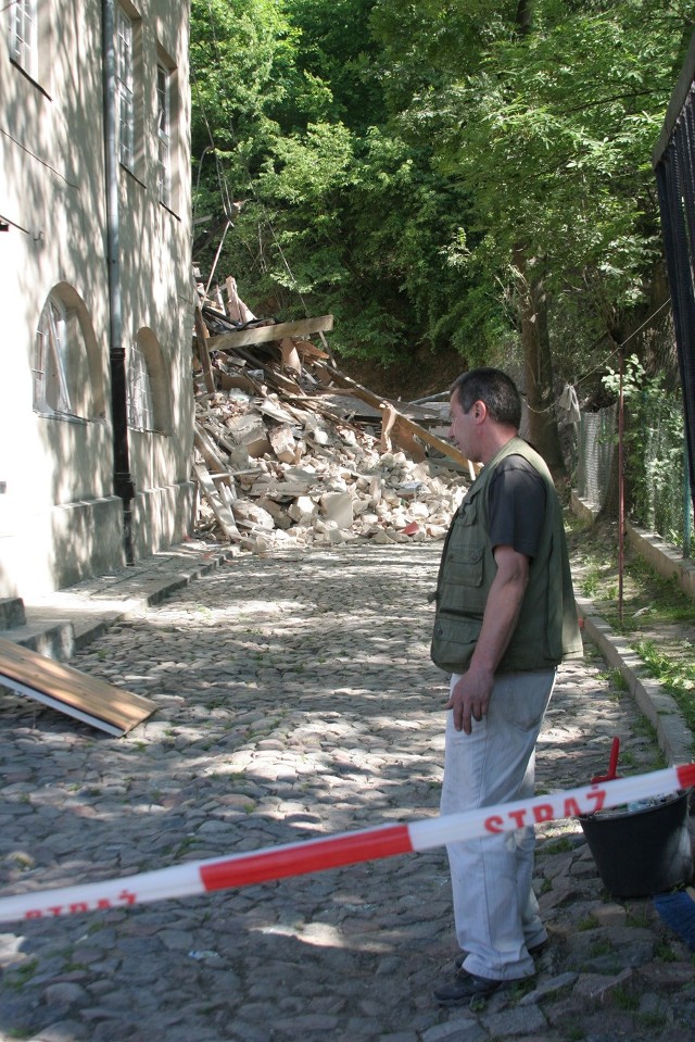 Gaz w budynku szkoły w Kazimierzu Dolnym wybuchł dwa lata temu.