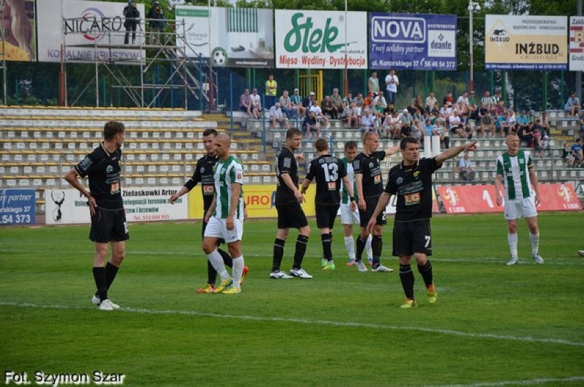 Olimpia Grudziądz 0-1 Górnik Łęczna.