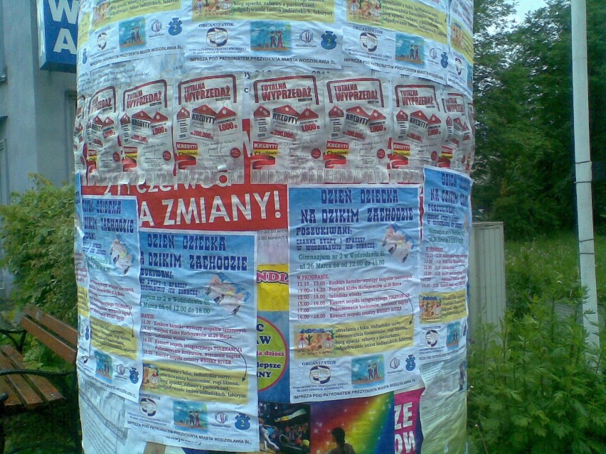 Zdjęcie nadesłane przez inicjatorów referendum w Wodzisławiu...