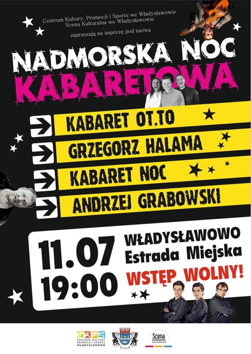 Nadmorska Noc Kabaretowa we Władysławowie już w sobotę o...