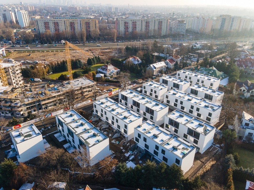 Nowe osiedle domów w Warszawie prawe gotowe