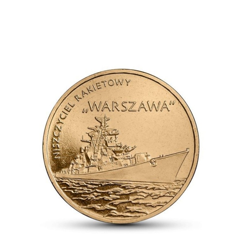 Moneta z ORP "Warszawa"