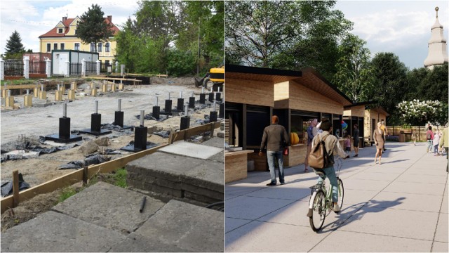 Mały rynek jest w trakcie przebudowy. Tuchów zyska nowy, estetyczny plac targowy