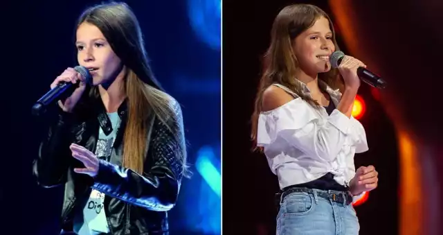 12-letnia Roksana (2019 r.) i Wiktoria na scenie The Voice Kids