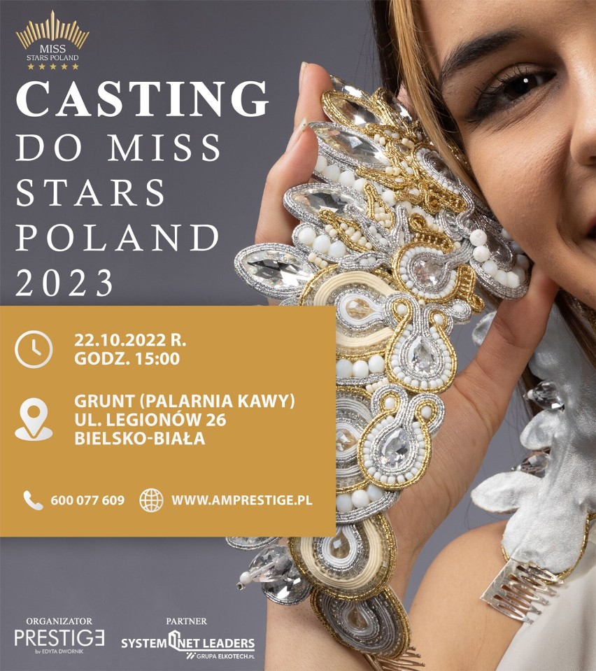 Miss Stars Poland 2023. Casting w Bielsku-Białej!
