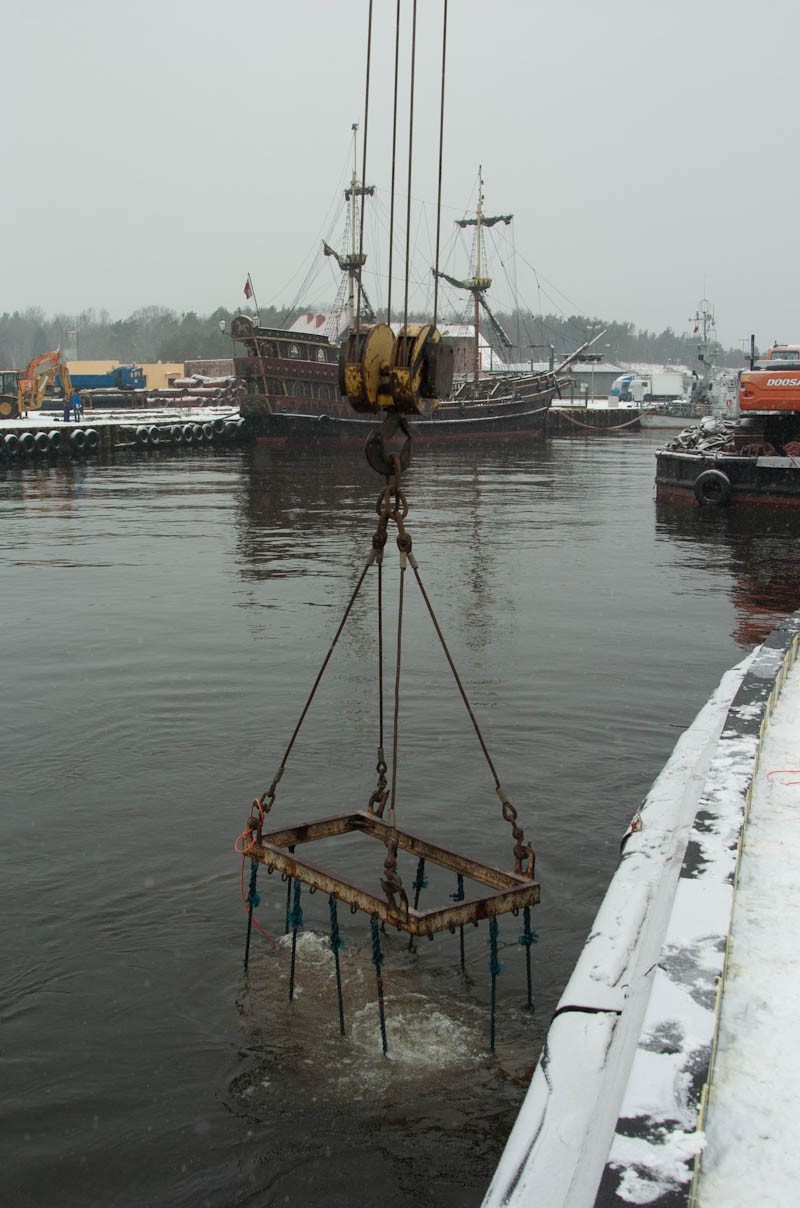 Remont portu w Ustce: Podglądamy prace związane z remontem usteckiego portu [ZDJĘCIA]