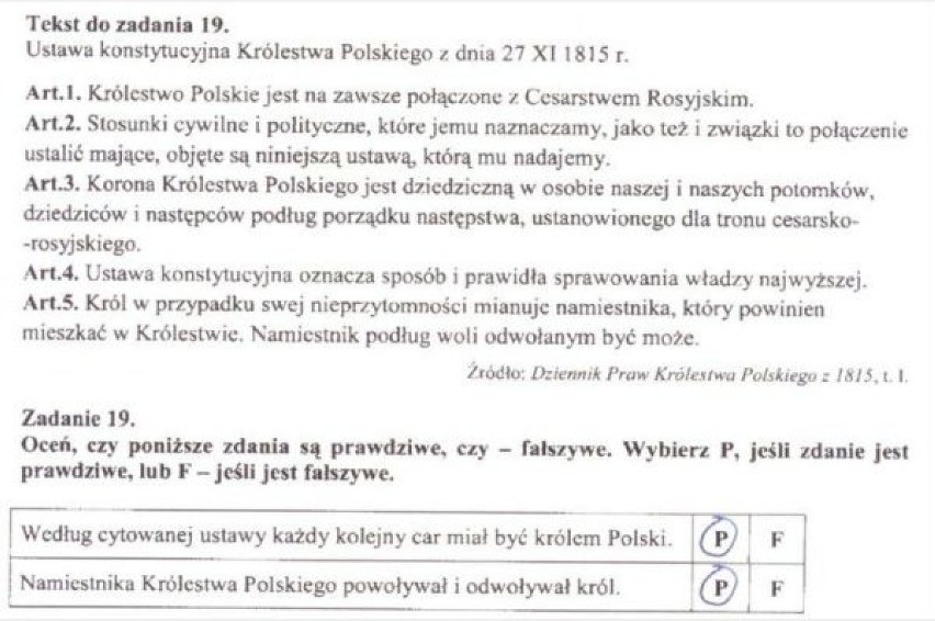 24 kwietnia część humanistyczna (język polski) egzaminu ...