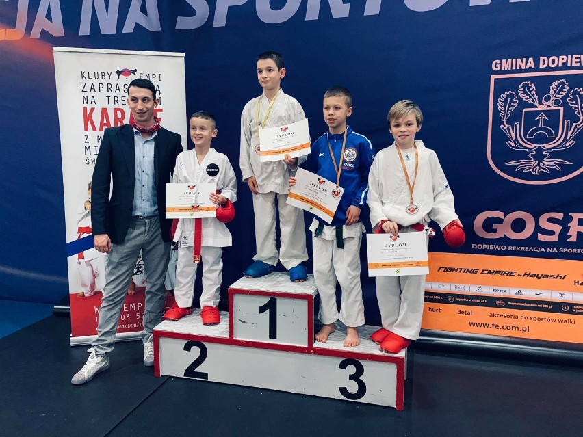 Antoni Skiba zdobył brązowy medal w kumite chłopców 10-11 lat -32 kg