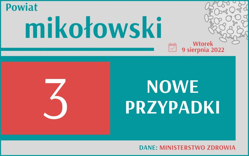 Wzrost zakażeń koronawirusem w Śląskiem - blisko 800 zachorowań jednego dnia! Przypadki zakażeń w każdym powiecie. RAPORT 9.08.2022