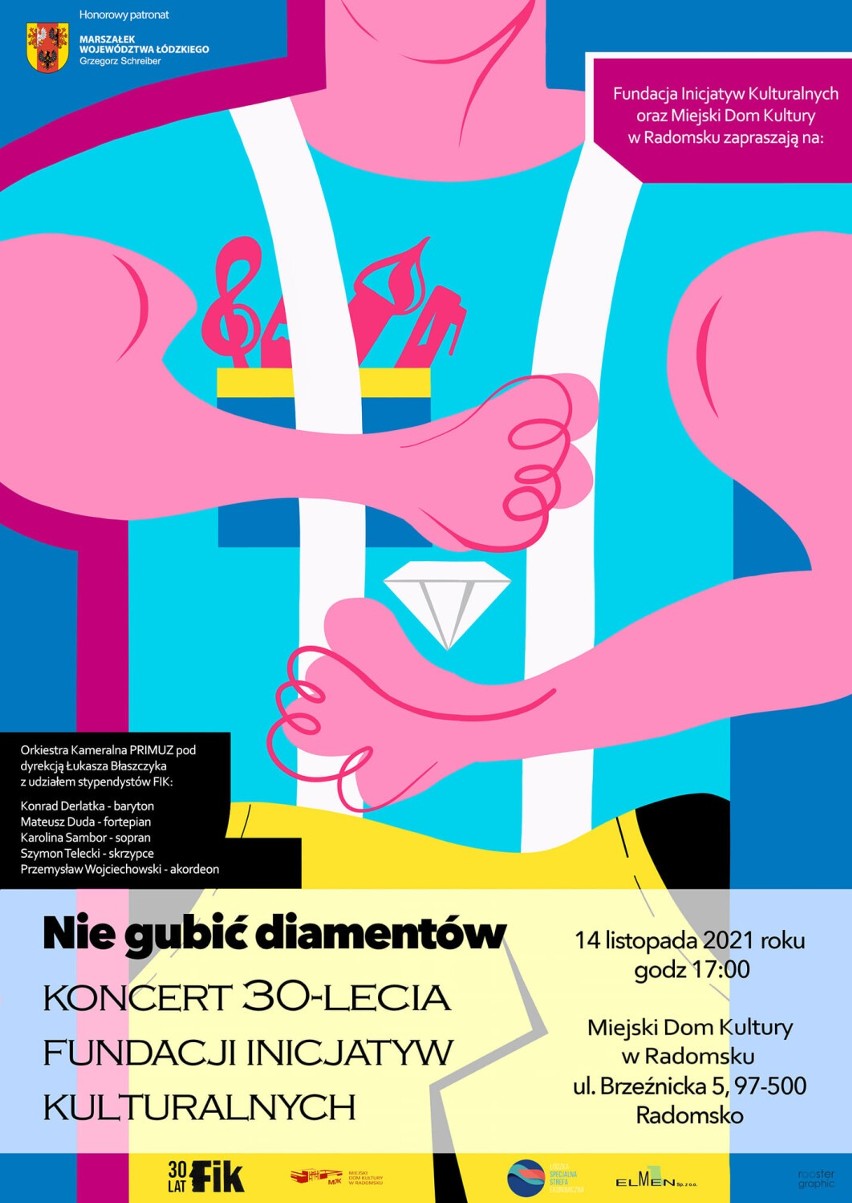  „Nie gubić diamentów” - koncert na 30-lecie Fundacji Inicjatyw Kulturalnych w Radomsku