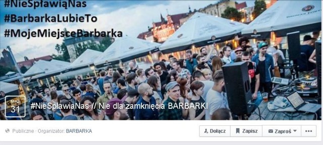 #NieSpławiąNas, czyli nie dla zamknięcia Barbarki na Wyspie Słodowej